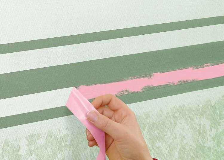 Малярная лента для деликатных поверхностей Tesa 56256, 25м x 25мм, розовая