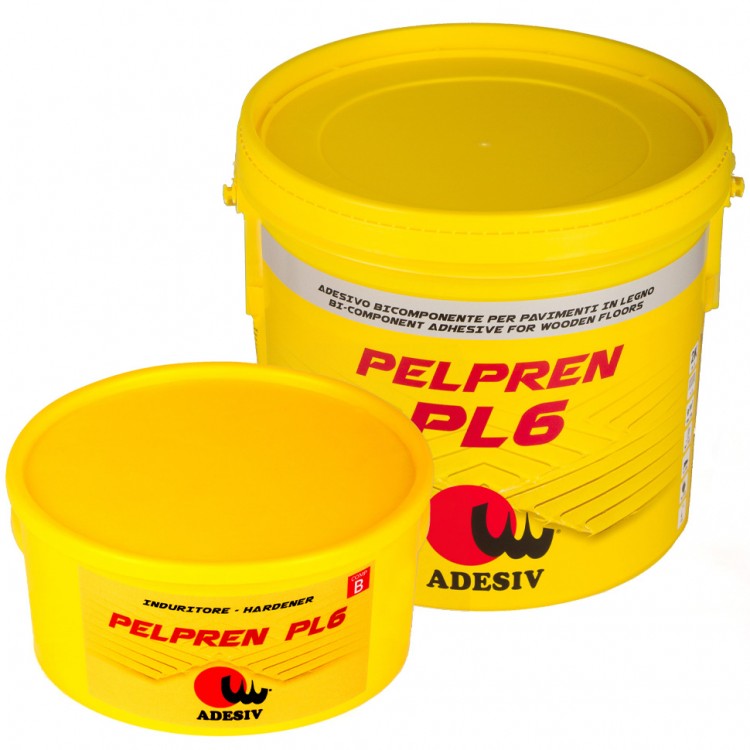 ADESIV PELPREN PL6 — Двухкомпонентный полиуретановый клей для всех видов паркета (10 кг)