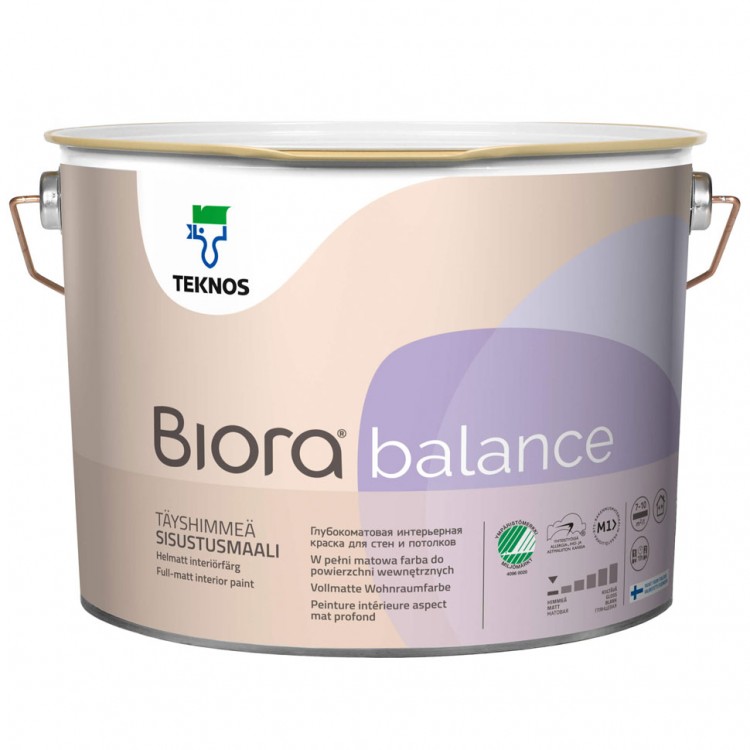 Teknos Biora Balance / Текнос Биора Баланс - Совершенно матовая акриловая краска