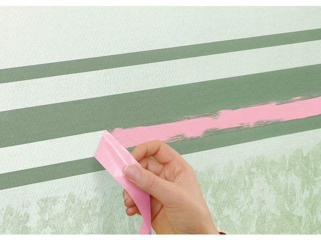 Малярный скотч для деликатных поверхностей Tesa 4333, 50м x 30мм, розовый