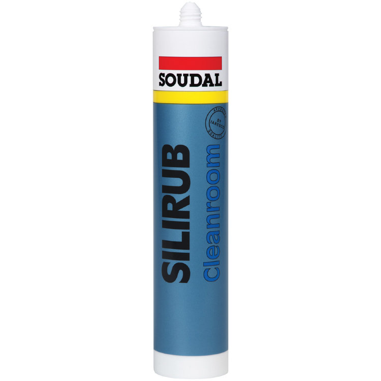 SOUDAL Silirub Cleanroom - Нейтральный силикон (310 мл.)