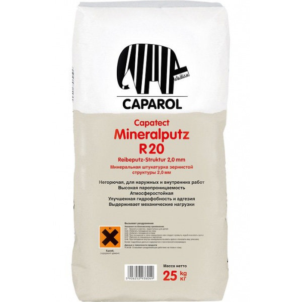 Caparol Capatect Mineralputz R20 - Минеральная штукатурка (25 кг)