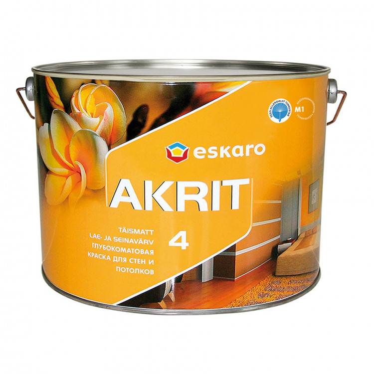 Eskaro Akrit 4 – Глубокоматовая краска для стен и потолков