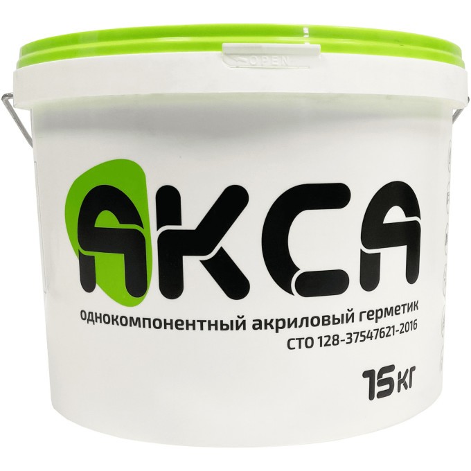 АКСА — Однокомпонентный акриловый герметик, 15 кг
