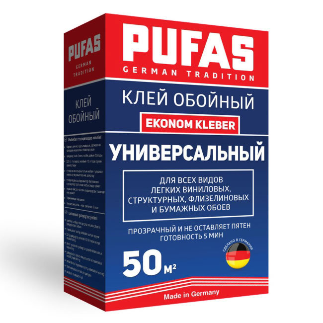 PUFAS GT Ekonom Kleber - универсальный обойный клей (300 гр.)