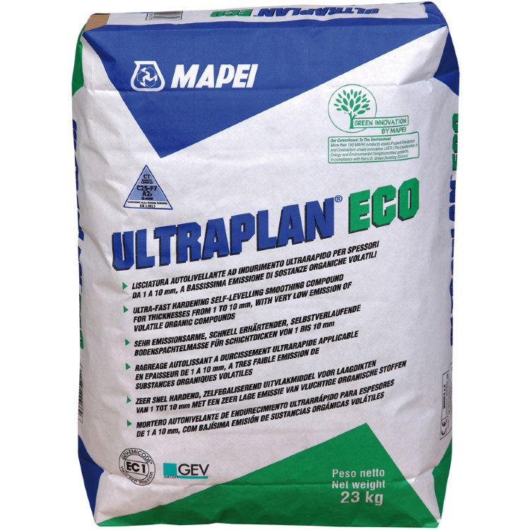 MAPEI Ultraplan Eco - Самовыравнивающаяся смесь (23 кг)