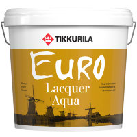 Tikkurila Euro Lacquer Aqua / Тиккурила Евро Лак Аква полуглянцевый