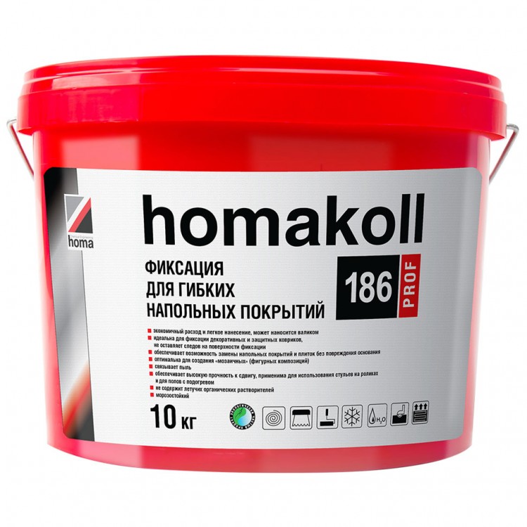 homakoll 186 Prof — Фиксация для гибких напольных покрытий (10 кг)