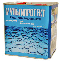 МультиПротект - Гидроизоляция фундаментов бассейнов душевых (5 литров)