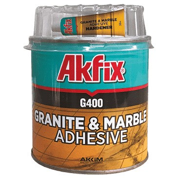 Akfix G400 — Клей для мрамора и гранита (1 кг)