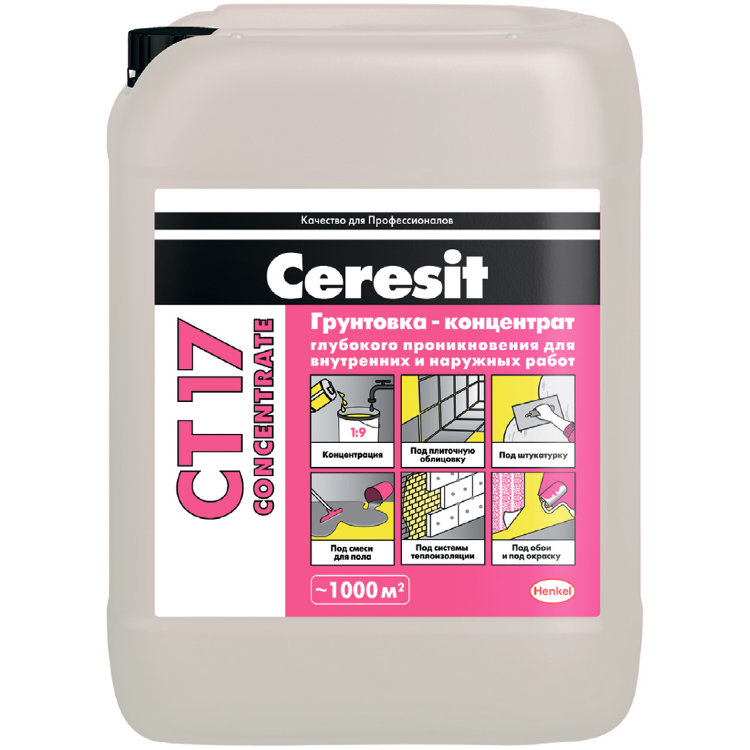 Ceresit CT 17 Concentrate Грунтовка-концентрат глубокого проникновения