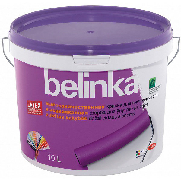 Belinka / Белинка Латекс интерьерная краска для стен и потолков
