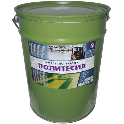 ПОЛИТЕСИЛ КРАСБЫТ - Эмаль по бетону (15 кг) цвет RAL 5002