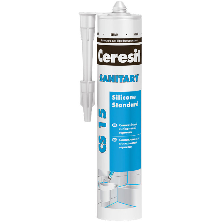 Ceresit CS 15 Санитарный силиконовый герметик