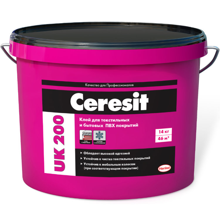 Ceresit UK 200 Клей для текстильных и бытовых ПВХ покрытий