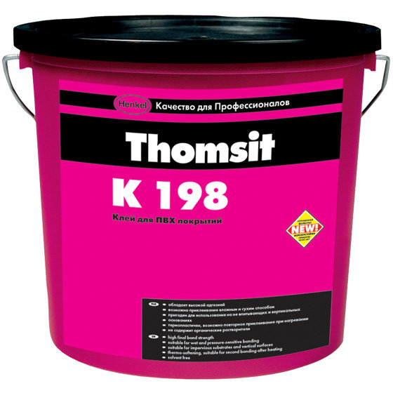 Ceresit Thomsit K 198 Контактный водно-дисперсионный клей для ПВХ покрытий
