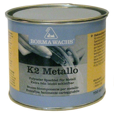 Borma Wachs K2 Metallo - полиэфирная шпатлевка для металла