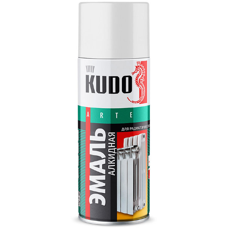 KUDO Эмаль для радиаторов отопления (520 мл)