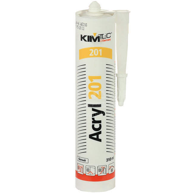 Kim Tec Acryl 201 — Герметик акриловый белый (310 мл)