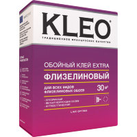 Обойный клей KLEO Extra Line Optima (250 гр.) Для всех видов флизелиновых обоев