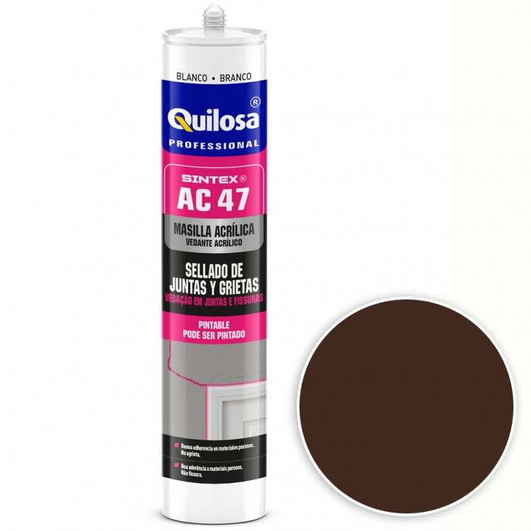 Quilosa Sintex AC-47 / Килоса Синтекс АЦ-47 — Акриловый универсальный герметик для швов и трещин (300 мл.)