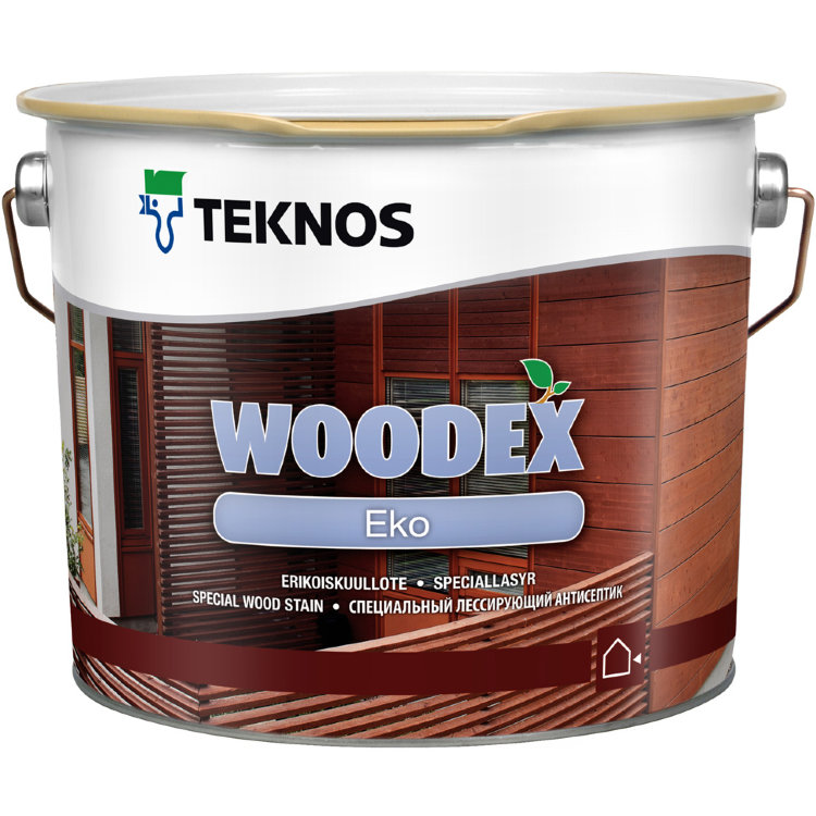Teknos Woodex Eko / Текнос Вудекс Эко - Специальный лессирующий антисептик