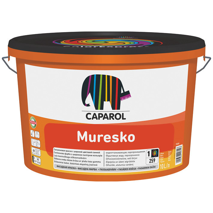 Caparol Muresko — Высококачественная фасадная краска
