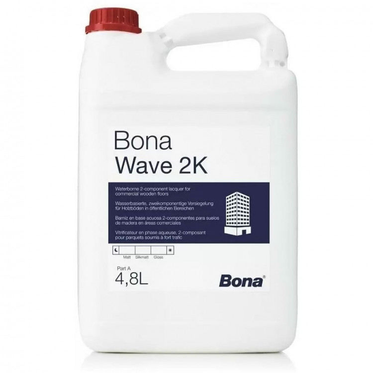 Bona Wave 2K / Бона Вейв 2К — Паркетный лак на водной основе