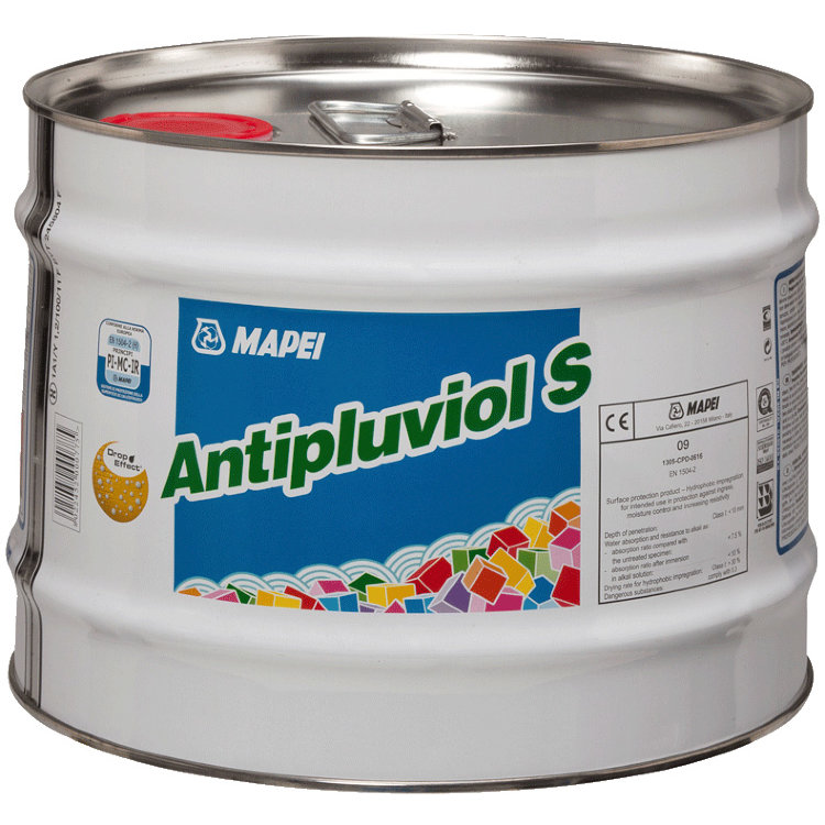MAPEI Antipluviol S - Водоотталкивающая пропитка (10 кг)