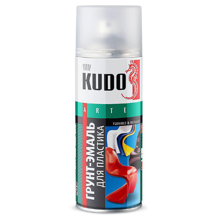 KUDO Грунт-эмаль для пластика (520 мл)