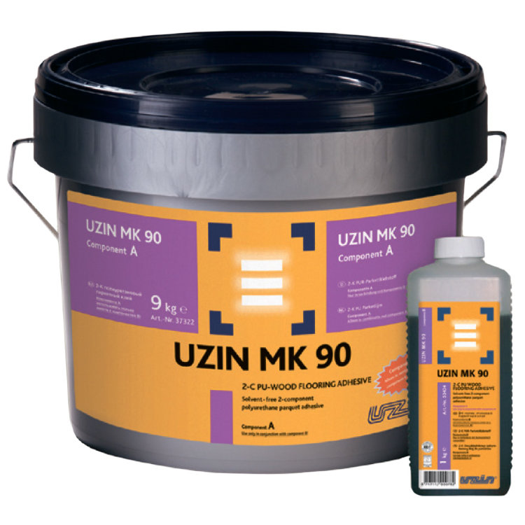 UZIN MK 90 — Полиуретановый клей для паркета (10 кг)