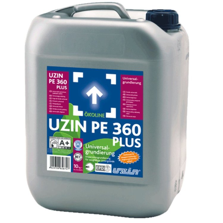 UZIN PE 360 PLUS — Грунтовка для цементных стяжек и бетона (6 кг)
