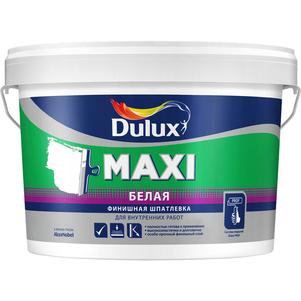  Dulux Maxi / Дюлакс Макси - Мелкозернистая финишная шпатлёвка по .