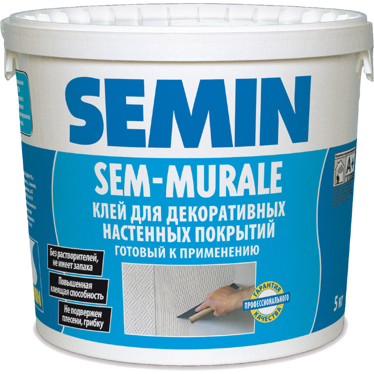 SEMIN Sem-Murale - Готовый обойный полимерный клей на водной основе