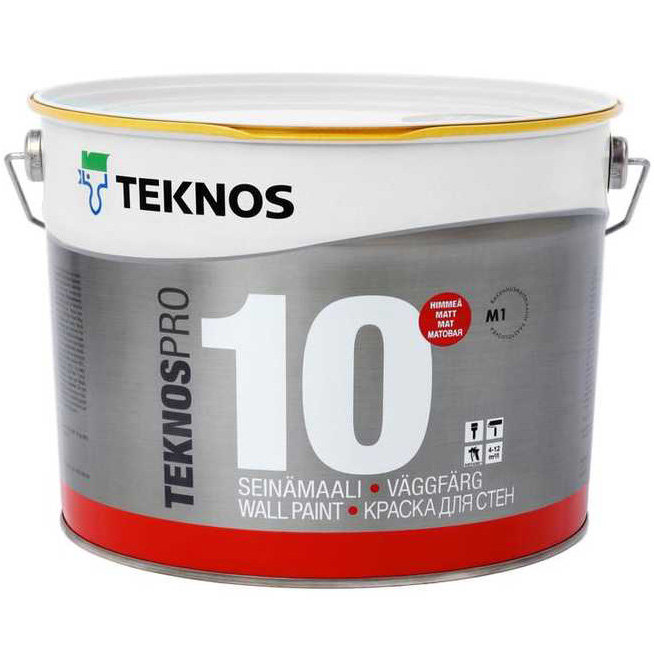 TeknosPro 10 / ТекносПро 10 - Акрилатная матовая краска для стен